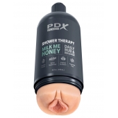 Телесный мастурбатор-вагина Shower Therapy Milk Me Honey - Pipedream - в Петрозаводске купить с доставкой