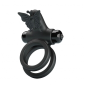 Черное эрекционное виброкольцо Passionate Ring IX - Baile - в Петрозаводске купить с доставкой