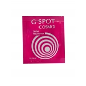 Стимулирующий интимный крем для женщин Cosmo G-spot - 2 гр. - Биоритм - купить с доставкой в Петрозаводске