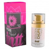 Возбуждающий гель Golden Chups с малиновым ароматом - 17 мл. - INTT - купить с доставкой в Петрозаводске