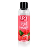 Массажное масло Sexy Sweet Nectar Lychee с феромонами и ароматом личи - 75 мл. - Биоритм - купить с доставкой в Петрозаводске