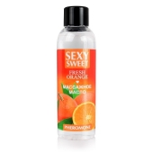 Массажное масло Sexy Sweet Fresh Orange с ароматом апельсина и феромонами - 75 мл. - Биоритм - купить с доставкой в Петрозаводске