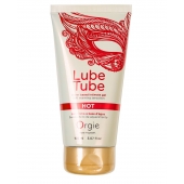 Интимный гель на водной основе Lube Tube Hot с разогревающим эффектом - 150 мл. - ORGIE - купить с доставкой в Петрозаводске