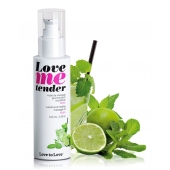 Съедобное согревающее массажное масло Love Me Tender Mojito с ароматом мохито - 100 мл. - Love to Love - купить с доставкой в Петрозаводске