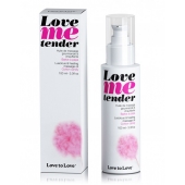 Съедобное согревающее массажное масло Love Me Tender Cotton Candy с ароматом сладкой ваты - 100 мл. - Love to Love - купить с доставкой в Петрозаводске