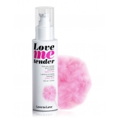Съедобное согревающее массажное масло Love Me Tender Cotton Candy с ароматом сладкой ваты - 100 мл. - Love to Love - купить с доставкой в Петрозаводске