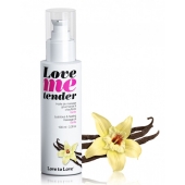Съедобное согревающее массажное масло Love Me Tender Vanilla с ароматом ванили - 100 мл. - Love to Love - купить с доставкой в Петрозаводске