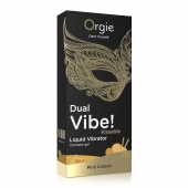 Съедобный гель Dual Vibe Pina Colada с эффектом вибрации и вкусом коктейля пина колада - 15 мл. - ORGIE - купить с доставкой в Петрозаводске