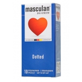 Презервативы с пупырышками Masculan Dotted - 10 шт. - Masculan - купить с доставкой в Петрозаводске
