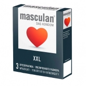 Презервативы увеличенного размера Masculan XXL - 3 шт. - Masculan - купить с доставкой в Петрозаводске