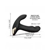 Черный вибромассажер простаты Multi P-Joy с 3 моторами - Dorcel - в Петрозаводске купить с доставкой