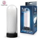 Оригинальный мастурбатор в колбе с нагревом - Sex Expert - в Петрозаводске купить с доставкой