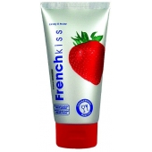 Съедобный лубрикант Frenchkiss с ароматом клубники - 75 мл. - Joy Division - купить с доставкой в Петрозаводске