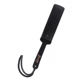 Черный кожаный пэддл - 37 см. - Pecado - купить с доставкой в Петрозаводске