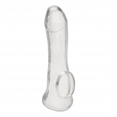 Прозрачная насадка на пенис Transparent Penis Enhancing Sleeve Extension - 15,9 см. - BlueLine - в Петрозаводске купить с доставкой