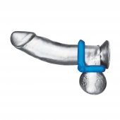 Комплект из 2 эрекционных колец-восьмерок 2-Pack Duo Cock And Ball Stamina Enhancement Ring - BlueLine - в Петрозаводске купить с доставкой