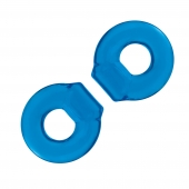 Комплект из двух колец для пениса 2-Pack Ultra-Stretch Stamina Endurance Ring - BlueLine - в Петрозаводске купить с доставкой