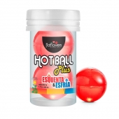 Лубрикант на масляной основе Hot Ball Plus с охлаждающе-разогревающим эффектом (2 шарика по 3 гр.) - HotFlowers - купить с доставкой в Петрозаводске