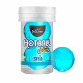 Лубрикант на масляной основе Hot Ball Plus с охлаждающим эффектом (2 шарика по 3 гр.) - HotFlowers - купить с доставкой в Петрозаводске