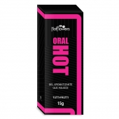 Гель для оральных ласк Oral Hot с согревающим эффектом - 15 гр. - HotFlowers - купить с доставкой в Петрозаводске