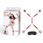 Красная фиксация на матрас Classic Bedspreader - Lux Fetish - купить с доставкой в Петрозаводске