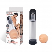 Автоматическая вакуумная помпа-мастурбатор Blowjob Auto Sucker Penis Enlarger Pump - Lux Fetish - в Петрозаводске купить с доставкой