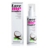 Съедобное согревающее массажное масло Love Me Tender Cocos с ароматом кокоса - 100 мл. - Love to Love - купить с доставкой в Петрозаводске