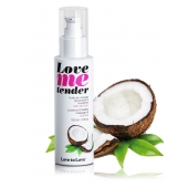 Съедобное согревающее массажное масло Love Me Tender Cocos с ароматом кокоса - 100 мл. - Love to Love - купить с доставкой в Петрозаводске