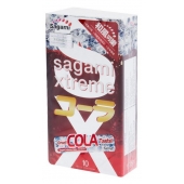 Ароматизированные презервативы Sagami Xtreme COLA - 10 шт. - Sagami - купить с доставкой в Петрозаводске