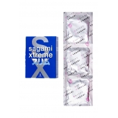 Розовые презервативы Sagami Xtreme FEEL FIT 3D - 3 шт. - Sagami - купить с доставкой в Петрозаводске