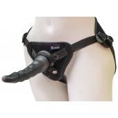 Комплект из трусиков Harness и двух насадок - 20,5 и 18 см. - LOVETOY (А-Полимер) - купить с доставкой в Петрозаводске