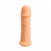 Телесный фаллоудлинитель Extra Size Bubbles - 15,5 см. - Lola Games - в Петрозаводске купить с доставкой
