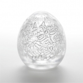 Мастурбатор-яйцо Keith Haring EGG PARTY - Tenga - в Петрозаводске купить с доставкой