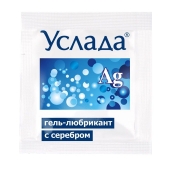 Гель-лубрикант «Услада с серебром» - 3 гр. - Биоритм - купить с доставкой в Петрозаводске