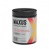 Анатомические презервативы MAXUS Sensual - 15 шт. - Maxus - купить с доставкой в Петрозаводске