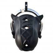Черный замок верности Extreme Silicone Cock Blocker - Pipedream - купить с доставкой в Петрозаводске