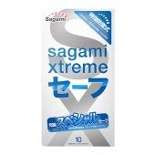 Презервативы Sagami Xtreme Ultrasafe с двойным количеством смазки - 10 шт. - Sagami - купить с доставкой в Петрозаводске