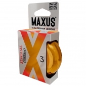 Презервативы анатомической формы Maxus Sensual - 3 шт. - Maxus - купить с доставкой в Петрозаводске