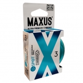 Презервативы Maxus G spot с двойной спиралью - 3 шт. - Maxus - купить с доставкой в Петрозаводске