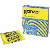 Классические презервативы с обильной смазкой Ganzo Classic - 3 шт. - Ganzo - купить с доставкой в Петрозаводске