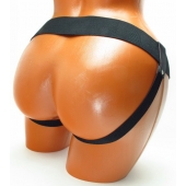Трусики для страпона коричневого цвета - БДСМ Арсенал - купить с доставкой в Петрозаводске