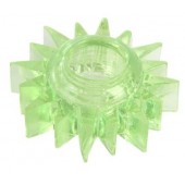 Зеленое эрекционное кольцо-солнце - Toyfa Basic - в Петрозаводске купить с доставкой