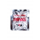 Прозрачное эрекционное кольцо с вибратором  и подхватом - Toyfa Basic - в Петрозаводске купить с доставкой