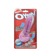 Фиолетовое эрекционное кольцо с вибрацией и пальчиком OYEAH PURPLE - Screaming O - в Петрозаводске купить с доставкой