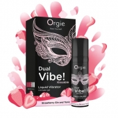 Съедобный жидкий вибратор Dual Vibe! со вкусом клубничного джина с тоником - 15 мл. - ORGIE - купить с доставкой в Петрозаводске