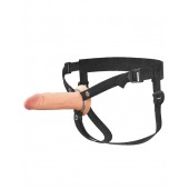 Полый страпон на ремнях 6’’ Hollow Silicone Strap-on - Pipedream - купить с доставкой в Петрозаводске