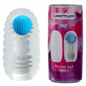 Мастурбатор с шариком внутри Wonder ball - Baile - в Петрозаводске купить с доставкой