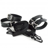 Черный комплект для растяжки на кровати «Новичок» - Sitabella - купить с доставкой в Петрозаводске