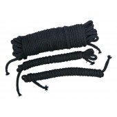 Чёрные хлопковые верёвки для бондажа - Orion - купить с доставкой в Петрозаводске