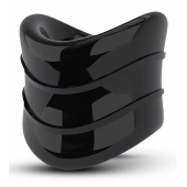 Черное эрекционное кольцо на мошонку Beef Ball Stretcher Snug X Long - Blush Novelties - в Петрозаводске купить с доставкой